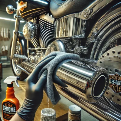 How to Clean Chrome Motorcycle Exhaust