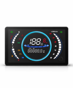 バイク用防水デジタルスピードメーター 7インチ + デジタルオドメーター（S78）