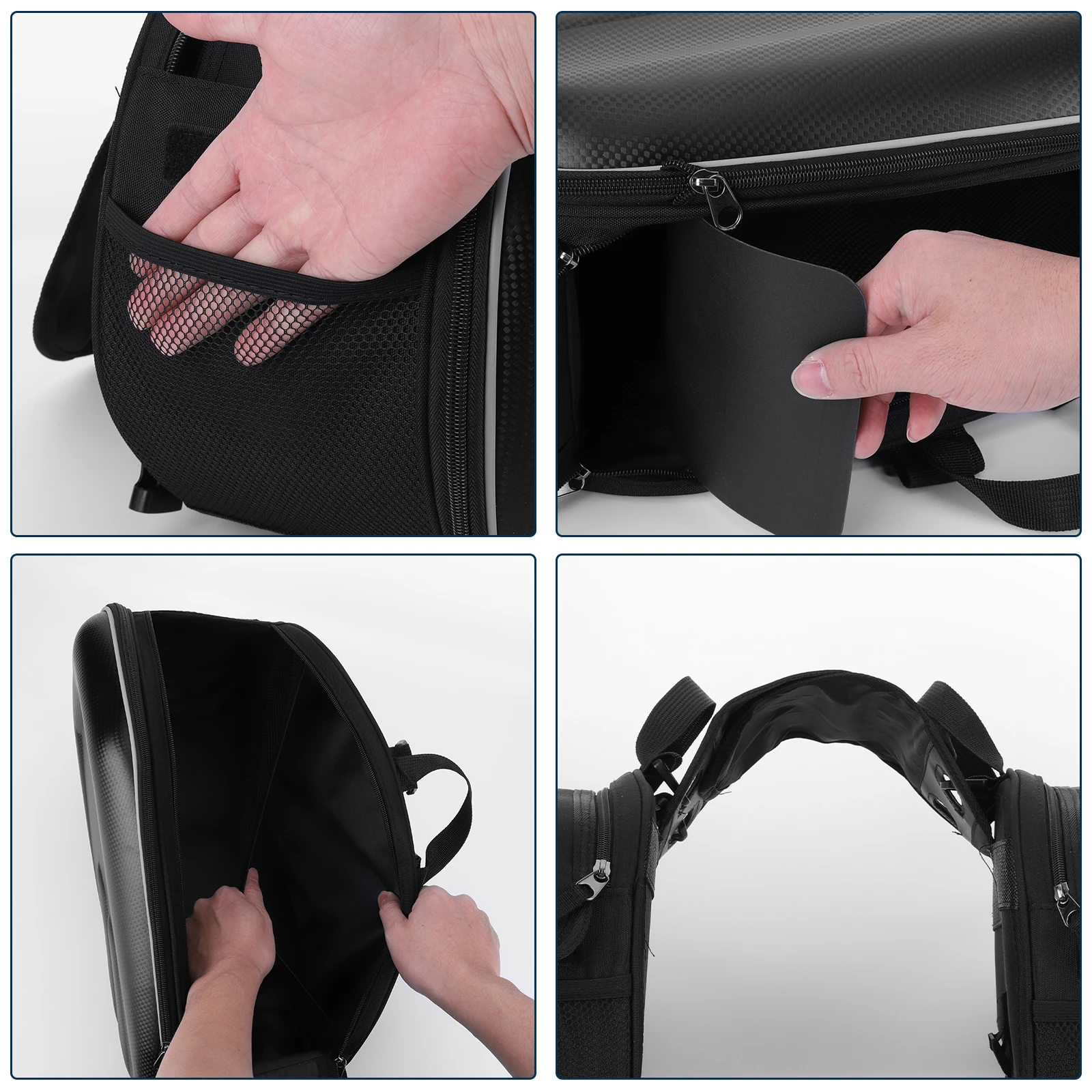 58L Motorcycle Rear Side Bags Waterproof Panniers FOR MOTORCYCLE