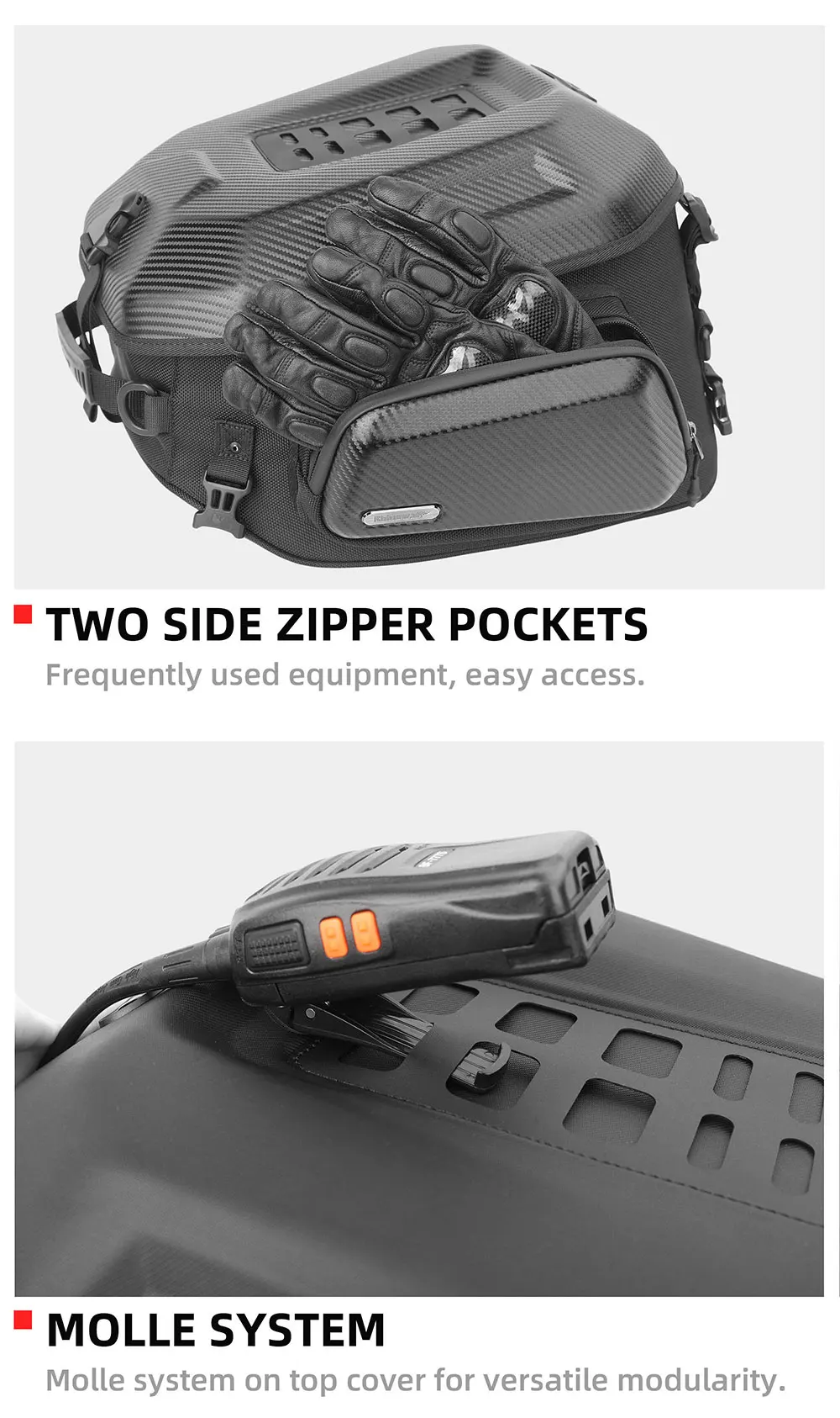 Back seat bag QLINK Tour用 image 17