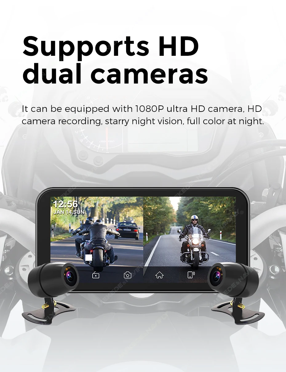 Motorcycle GPS navigation system sherco 300 st factory replica用 details