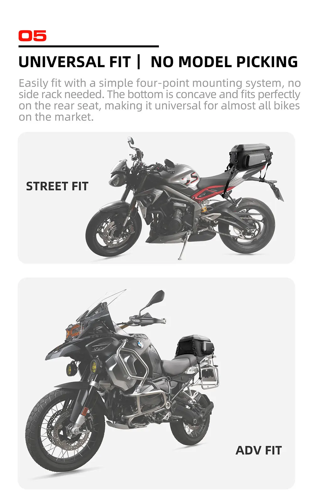 Back seat bag QLINK Tour用 image 10