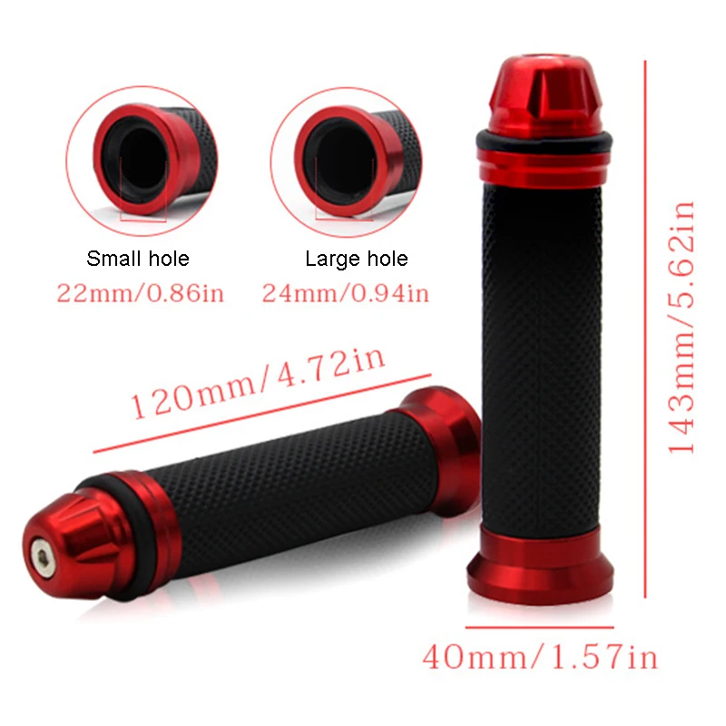 22mm rubber anti-slip motorcycle grips CNC aluminum sherco 300 st factory replica用