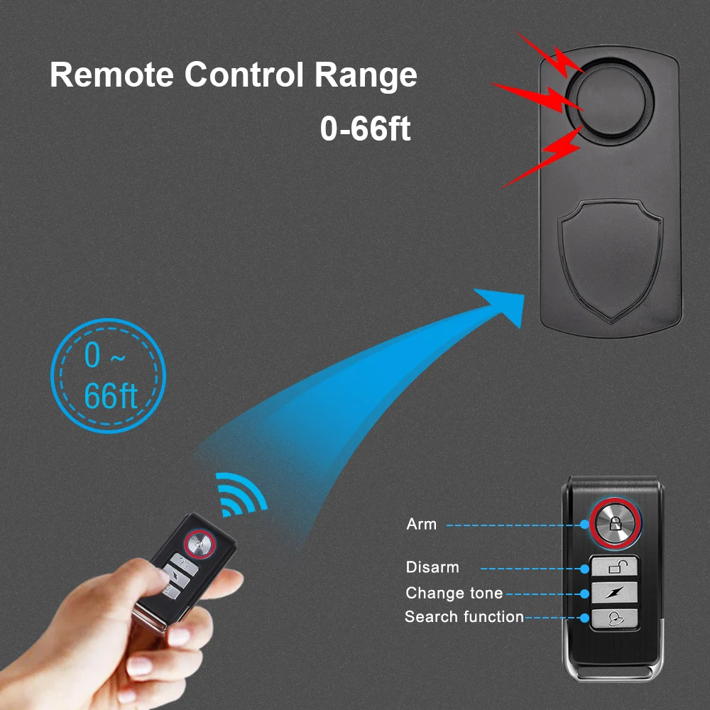 Alarm unit detail Viper Diamondback 152用