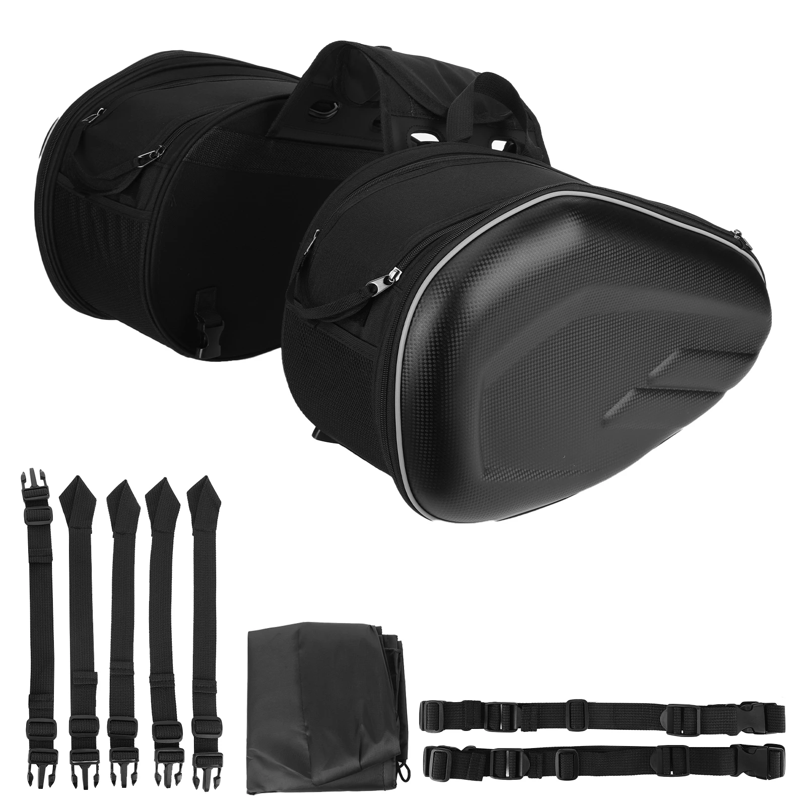 58L Motorcycle Rear Side Bags Waterproof Panniers FOR MOTORCYCLE