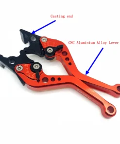 CNC Aluminum Disc Brake Lever Set (Front + Rear) FOR MOTORCYCLECNC Aluminum Disc Brake Lever Set (Front + Rear) FOR MOTORCYCLE